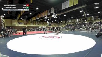 165 lbs Champ. Round 2 - Aaron Marcial, Mar Vista vs Akosha Okenov, Birmingham