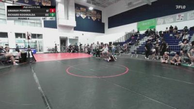 62 lbs Round 4 - Amarah Powers, Mantanona TC vs Richard Koshkalda, Reign Wrestling Club