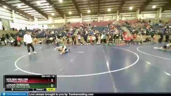 75 lbs Quarterfinal - Logan Emerson, Excalibur Wrestling Club vs Kolsen Mellor, Timpanogos Wrestling