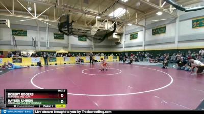 60 lbs Champ. Round 1 - Hayden Unrein, High Plains Thunder Wrestling vs Robert Rogers, Newcastle Fall Guys