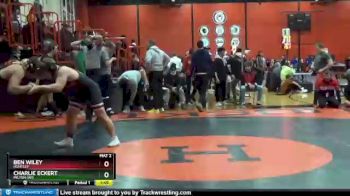 195 lbs Cons. Round 3 - Charlie Eckert, MILTON (WI) vs Ben Wiley, HUNTLEY