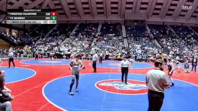 4A-126 lbs Semifinal - Ty Murray, Central (Carroll) vs Preston Valentine, Flowery Branch