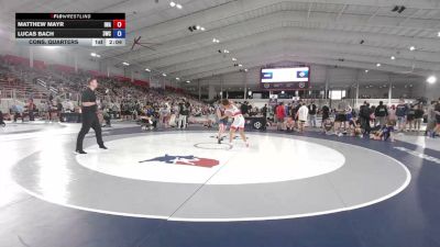 132 lbs Cons. Quarters - Matthew Mayr, Impact Wrestling Academy vs Lucas Bach, 309 Wrestling Club