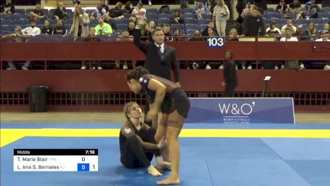 Tehillah Marie Blair vs Leilani Ima S. Bernales 2024 Pan IBJJF Jiu-Jitsu No-Gi Championship