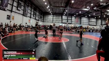 65 lbs Semis (4 Team) - Eli Thompson, DARKHORSE WRESTLING CLUB vs Ronan Smith, RAW