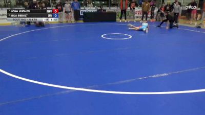 75 lbs Champ. Round 1 - Kona Hughes, Big Game Wrestling Club vs Mila Sebolt, Sebolt Wrestling Academy
