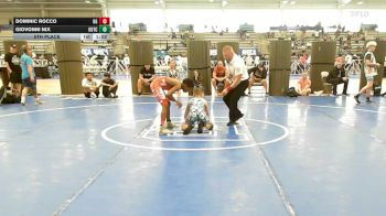 85 lbs 5th Place - Dominic Rocco, OHIO GOLD - MS vs Giovonni Nix, Team Gotcha - MS
