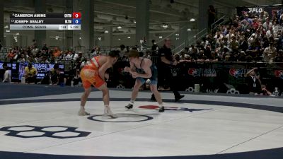 74 kg Cons. Semis - Cameron Amine, Cowboy RTC/ Titan Mercury Wrestling Club vs Joseph Sealey, NLWC/TMWC