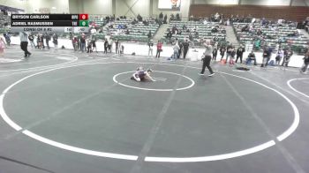 57 lbs Consi Of 8 #2 - Bryson Carlson, Ripon Tribe Wrestling vs Adriel Rasmussen, The Rock Of Redmond