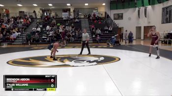 157 lbs 7th Place Match - Brendon Abdon, Little Rock vs Tyler Williams, Drexel