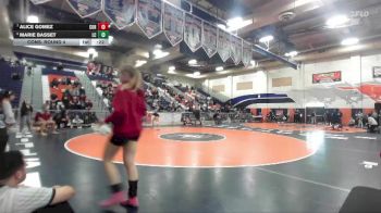 130 lbs Cons. Round 4 - Marie Basset, La Canada vs Alice Gomez, Corona