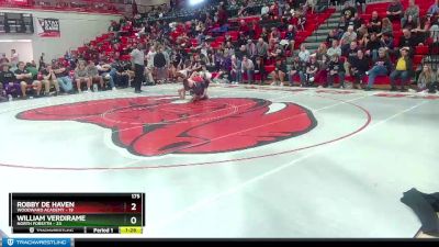 175 lbs Semis & 1st Wb (8 Team) - William Verdirame, North Forsyth vs Robby De Haven, Woodward Academy