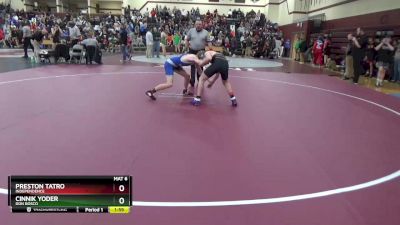 JV-8 lbs Semifinal - Cinnik Yoder, Don Bosco vs Preston Tatro, Independence