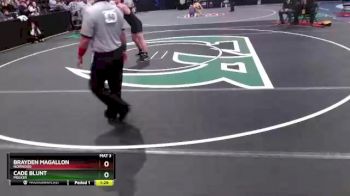 160 lbs Quarterfinal - Cade Blunt, Meeker vs Brayden Magallon, Norwood