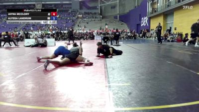 138 lbs Quarters & 1st Wb (16 Team) - Jayna Mcclory, Adrian College vs Alyssa Landrum, Marymount