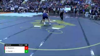 3 - 220 lbs Semifinal - Parker Ferrell, Christiansburg vs Carson Meadows, Liberty Christian Academy