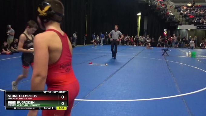 105 lbs Quarterfinal - Stone Helmrichs, Immortal Athletics WC vs Reed ...