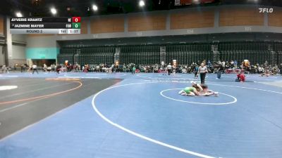 88-90 lbs Round 2 - Jazmine Mayer, Fallon Outlaws WC vs Ayverie Krantz, Nevada Elite