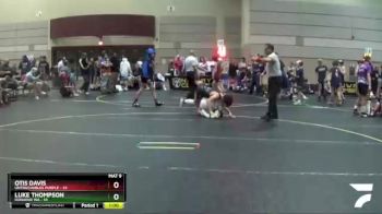 140 lbs Round 3 (6 Team) - Otis Davis, Untouchables Purple vs Luke Thompson, Donahue WA