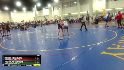 150 lbs Round 8 (10 Team) - Rocky Holloway, Social Circle Black vs Nicholas Souders, Anchor Wrestling