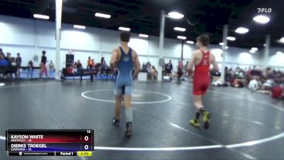 119 lbs Round 4 (6 Team) - Kayson White, Kentucky vs Dierks Troegel, Louisiana