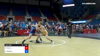 126 lbs Cons 16 #1 - Christian Davis, Washington vs Caden Natale, Michigan