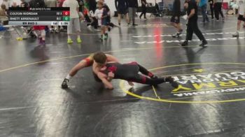 116 lbs Rr Rnd 3 - Colton Riordan, BW Barn - BHSE vs Rhett Arsenault, Mat Warriors Black - BHSE