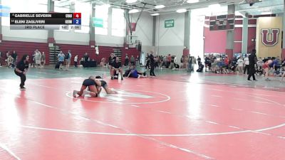 122 lbs 3rd Place - Gabrielle Severin, Crash Gwc vs Eleni Zagliveri, Germany