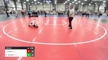 100 lbs Rr Rnd 1 - Lucas Copper, Full House Athletics vs Hunter Webster, Team Gotcha Blue