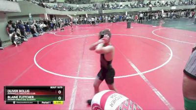 90 lbs Quarterfinal - Blaine Fletcher, Askren Wrestling Academy vs Oliver Bollig, Evansville Wrestling Club