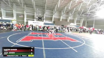 113 lbs Champ. Round 2 - Nash Jensen, Delta vs Karter Barker, Weber