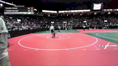 45 lbs Cons. Round 2 - Danika Frank, Unattached vs Cohen Walker, RIKA