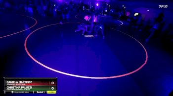 125-134 lbs Quarterfinal - Christina Paluzzi, Cottonwood High School vs Daniela Martinez, Stallions Wrestling