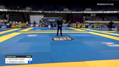 TANIEL SANTOS DE JESUS vs RODNEI BARBOSA GABRIEL JUNIOR 2019 World IBJJF Jiu-Jitsu No-Gi Championship