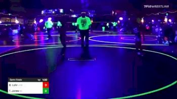 66 lbs Semifinal - Brode Lohr, Legends Of Gold vs Tyson Jones, Mad Dawg Wrestling Club