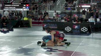 55 lbs Semis - Everest Leydecker, Thorobred Wrestling Club vs Julia Vidallon, Missouri Valley Wrestling Club