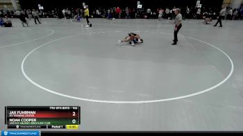 102 lbs Cons. Round 4 - Noah Cooper, Lincoln Squires Wrestling Club vs Jax Fuhrman, M2 Training Center