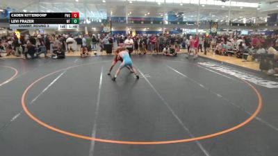 150 lbs Champ. Round 2 - Levi Frazer, Unattached vs Caden Kittendorf, Unattached