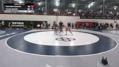 57 kg Quarters - Matthew Marlow, Pittsburgh Wrestling Club vs Blake Beissel, Minnesota - RTC