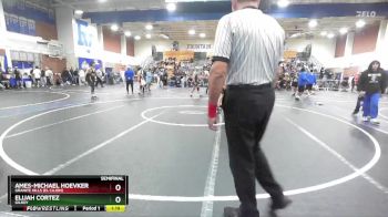 138 lbs Semifinal - Elijah Cortez, Gilroy vs Ames-Michael Hoevker, Granite Hills (El Cajon)