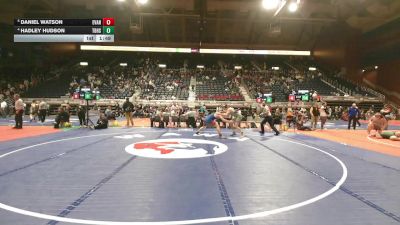 4A-190 lbs Quarterfinal - Daniel Watson, Evanston vs Hadley Hudson, Thunder Basin High School
