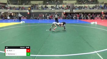 60 lbs Quarterfinal - Beckett Rust, Legends Of Gold vs Parker McKenna, Team Nazar