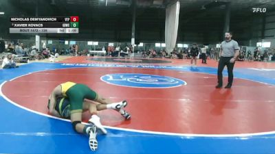 126 lbs Cons. Semi - Xavier Kovacs, Great Bridge Wrestling Club vs Nicholas Demyanovich, VA Team Predator