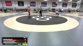 127-2 lbs Round 2 - Geronimo Rivera, Sanderson Wrestling Academy vs Justin Mullis, Journeymen Wrestling Club