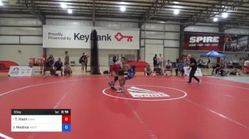 55 kg Round Of 16 - Tyler Klein, Dubuque RTC vs Isaiah Kainoa Medina, West Coast Regional Training Center