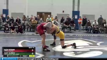 165 lbs Champ. Round 1 - Matt Surich, The College Of New Jersey vs Alex Koenig, Ursinus College