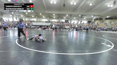 60 lbs Cons. Round 2 - Samson Marchetti, Big Red Wrestling Club vs Mason-Noah Maielua, Wildcats Wrestling