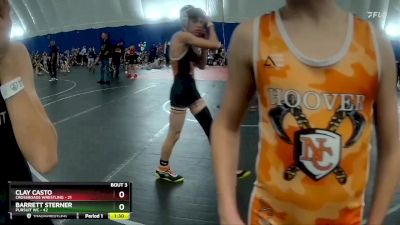 92 lbs Round 3 (3 Team) - Eli Walters, Pursuit WC vs Grady Shea, Crossroads Wrestling