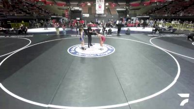75 lbs Quarters - Janessa Canales, Madera Grapplers Wrestling Club vs Jessie Kelly, Monster Garage Wrestling