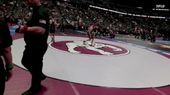 126-2A Quarterfinal - Casey Kaus, Merino vs Bronson Hall, North Fork High School